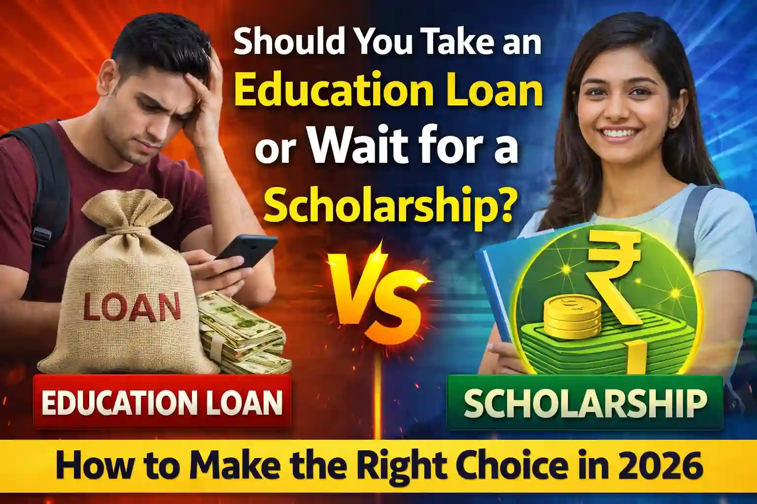 Education Loan vs Scholarship